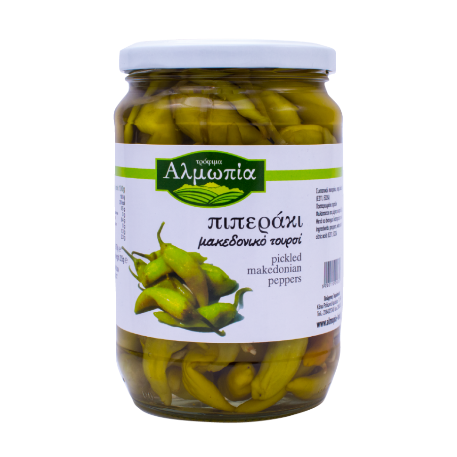 Green Peppers Pickled - Almopia